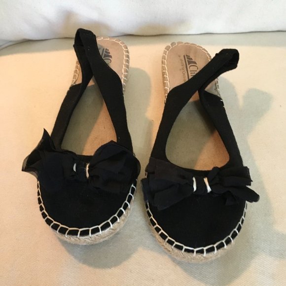 Cliffs By White Mountain Black Espadrille's - Picture 2 of 7